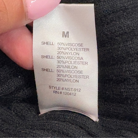 Revolve NIA Black Ribbed Knit Tank Top - Picture 4 of 5